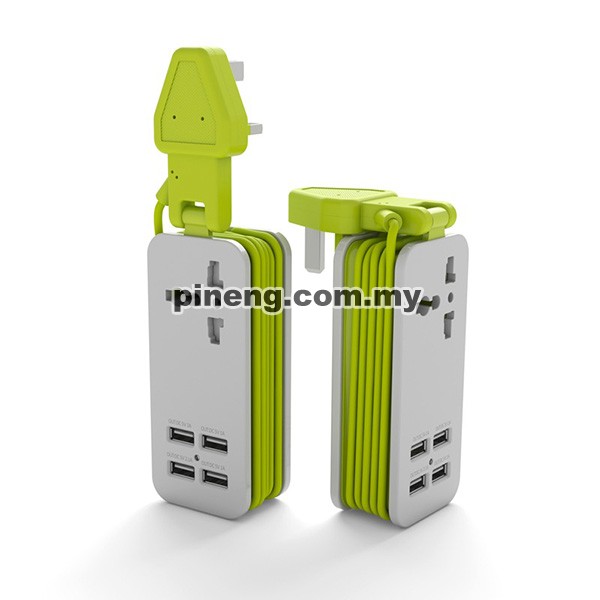 PINENG PN-333 4 USB Ports Extension Char...