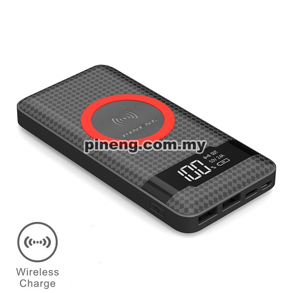 PINENG PN-886 10000mAh Qi Wireless Polym...