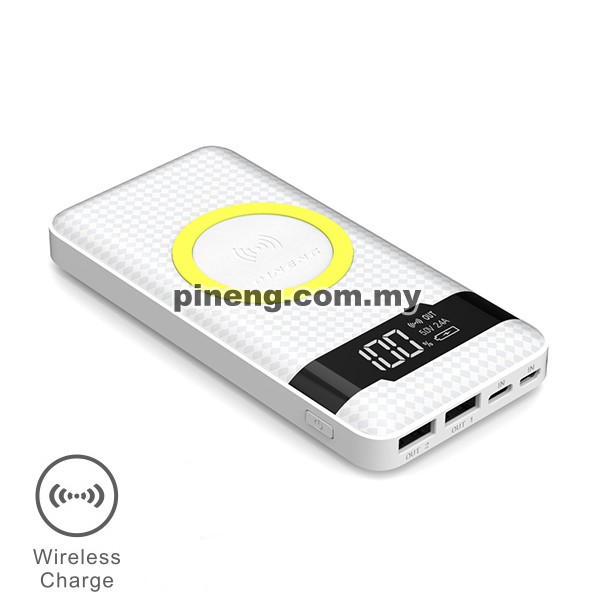 PINENG PN-886 10000mAh Qi Wireless Polym...