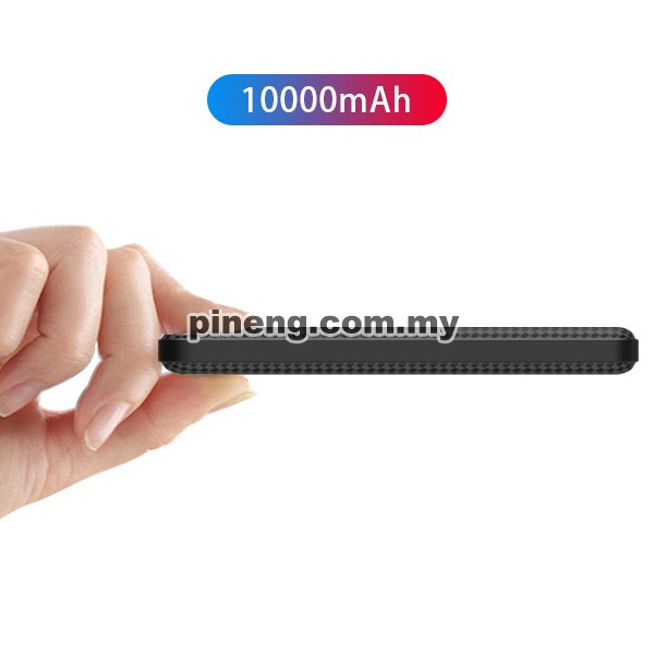 PINENG PN-936 10000mAh 3 Input Lithium Polymer Power Bank - White PINENG PN-936 10000mAh 3 Input Lithium Polymer Power Bank - White