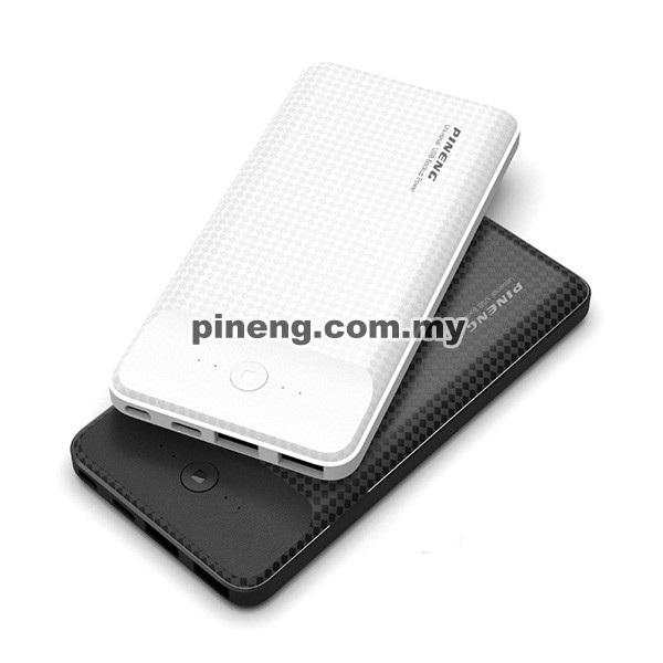PINENG PN-936 10000mAh 3 Input Lithium Polymer Power Bank - White PINENG PN-936 10000mAh 3 Input Lithium Polymer Power Bank - White