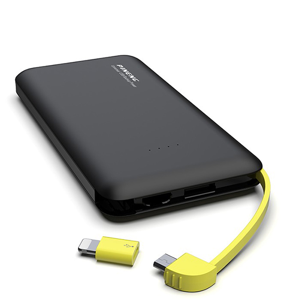 PINENG PN-955 10000mAh Lithium Polymer Power Bank - Black
