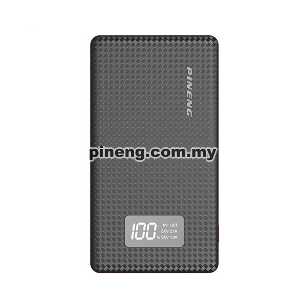 PINENG PN-960 6000mAh Lithium Polymer Power Bank - Black