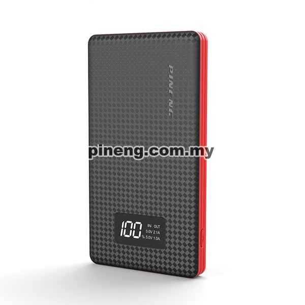 PINENG PN-960 6000mAh Lithium Polymer Power Bank - Black