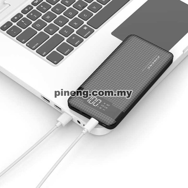 PINENG PN-961 10000mAh 3 Input Quick Charge 3.0 Lithium Polymer Power Bank - Black PINENG PN-961 10000mAh 3 Input Quick Charge 3.0 Lithium Polymer Power Bank - Black