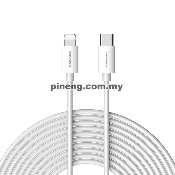 PINENG PN-202 High Speed Type C To Lightning PD Charging & Data Cable 