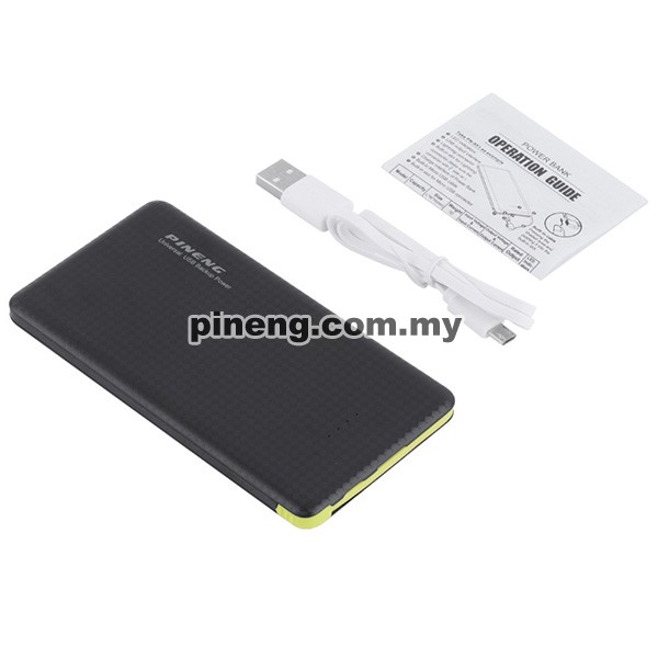PINENG PN-952 5000mAh Lithium Polymer Power Bank - Black PINENG PN-952 5000mAh Lithium Polymer Power Bank - Black