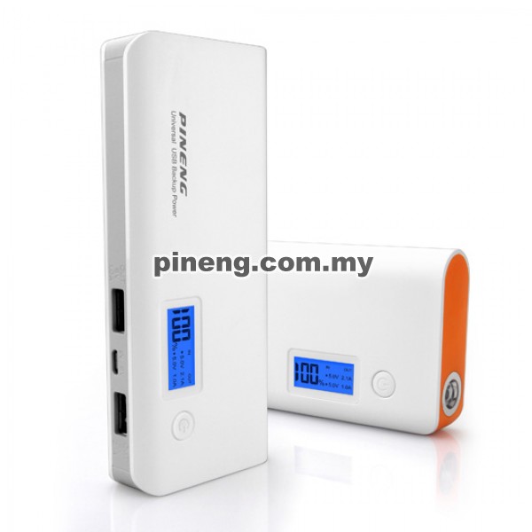 PINENG PN-968 10000mAh Power Bank - White Orange