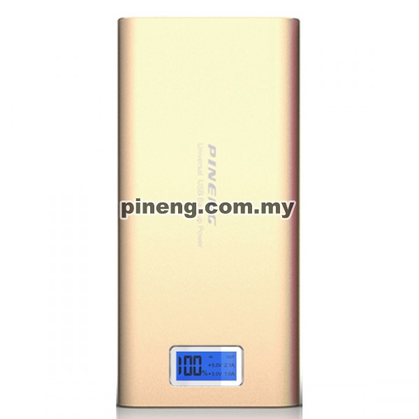 PINENG PN-989 20000mAh Power Bank - Gold