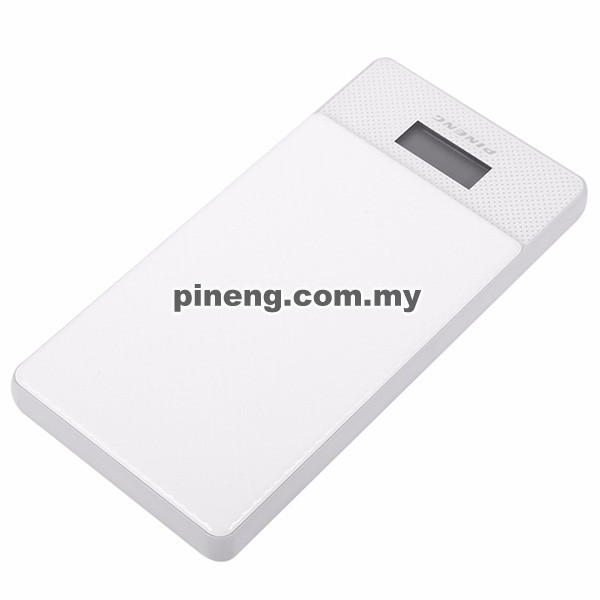 PINENG PN-993 10000mAh Quick Charge 3.0 Type C Polymer Power Bank - White